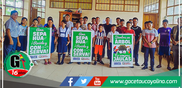 Alcalde John Salcedo Ríos promueve ciudadanía ambiental en escuelas de Sepahua