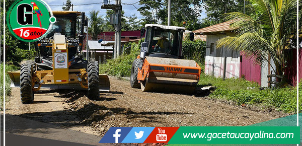 Alcalde John Salcedo Ríos impulsa mantenimiento de calles en Barrio San José de Sepahua