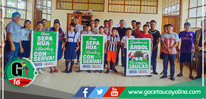 Alcalde John Salcedo Ríos promueve ciudadanía ambiental en escuelas de Sepahua