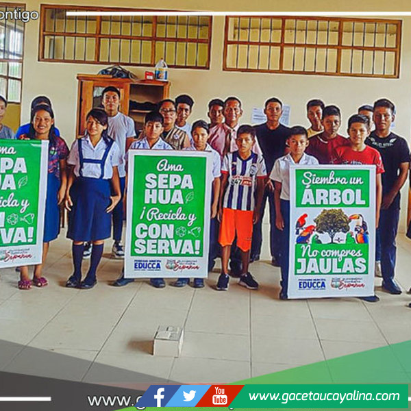 Alcalde John Salcedo Ríos promueve ciudadanía ambiental en escuelas de Sepahua
