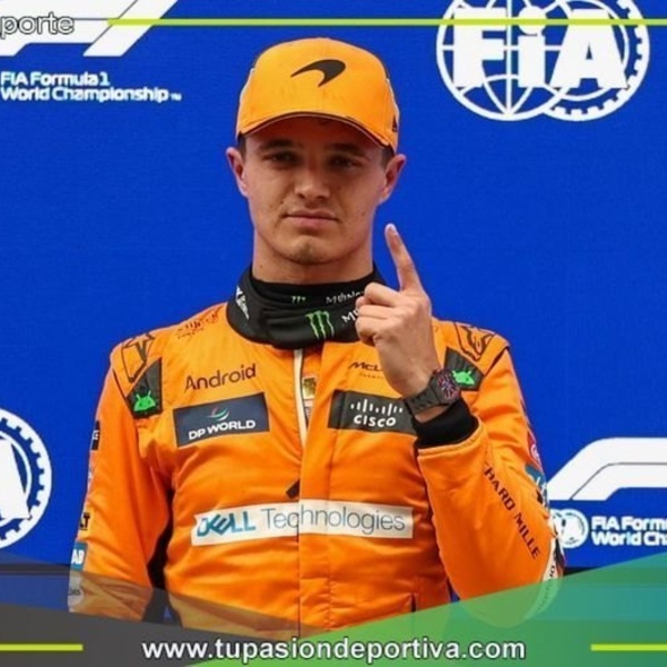 Lando Norris consiguió su primera victoria