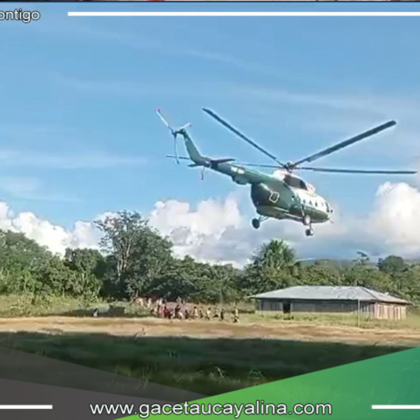 Loreto: Un helicóptero de la Policía realizó un aterrizaje de emergencia, pero sus ocupantes salieron ilesos