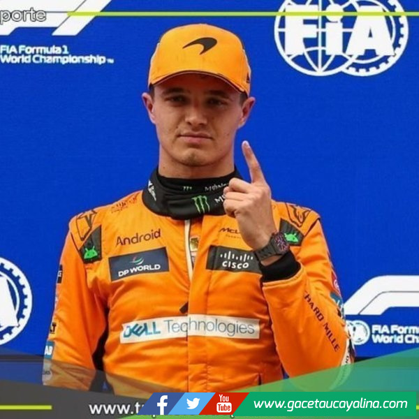 Lando Norris consiguió su primera victoria