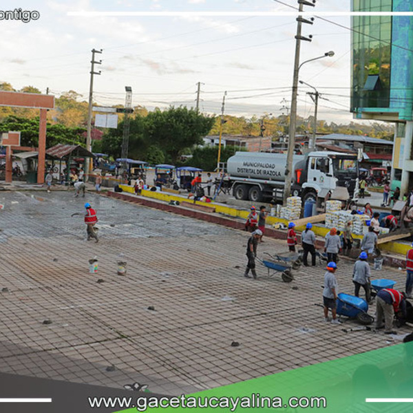 Municipalidad de Irazola bajo el liderazgo de Wilmer Saavedra Gómez, Refresca su Imagen