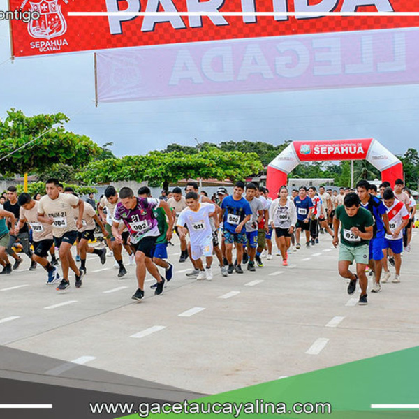 Gran Maratón 7K: Una fiesta de resistencia y coraje en Sepahua