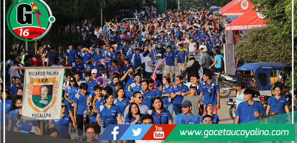 Exitosa Gran Caminata por la Salud reúne a más de cien participantes en Pucallpa