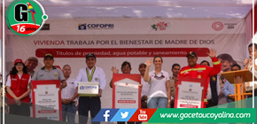 Entrega histórica de 1,601 títulos de propiedad fortalece la seguridad y el desarrollo en Madre de Dios