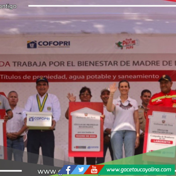 Entrega histórica de 1,601 títulos de propiedad fortalece la seguridad y el desarrollo en Madre de Dios