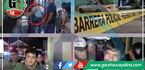 Encuentran granada de guerra y armas de fuego en automóvil 