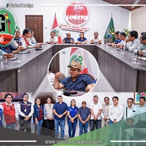Gobernador René Chávez comprometido con las problemáticas que presenta la región Loreto 