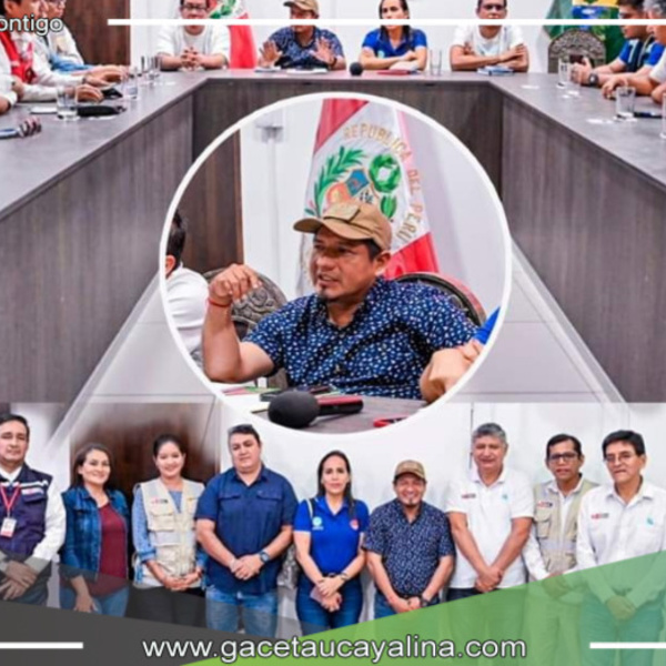 Gobernador René Chávez comprometido con la problemática en el río Nanay