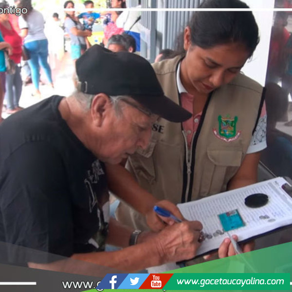 Municipalidad de Padre Abad Asesora a Beneficiarios de Pensión 65