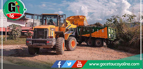 Municipalidad de Atalaya renueva calles para mejorar tránsito vehicular