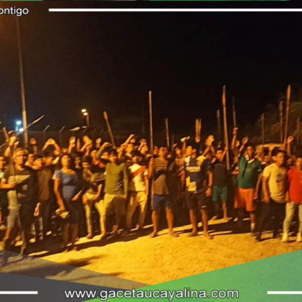 Protestas en Imaza por incumplimientos del Gobierno Regional de Amazonas