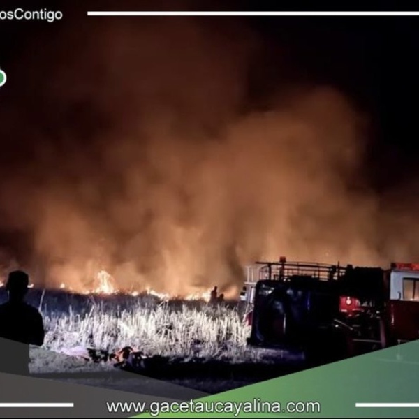 Incendio en Aeropuerto deTingo María 