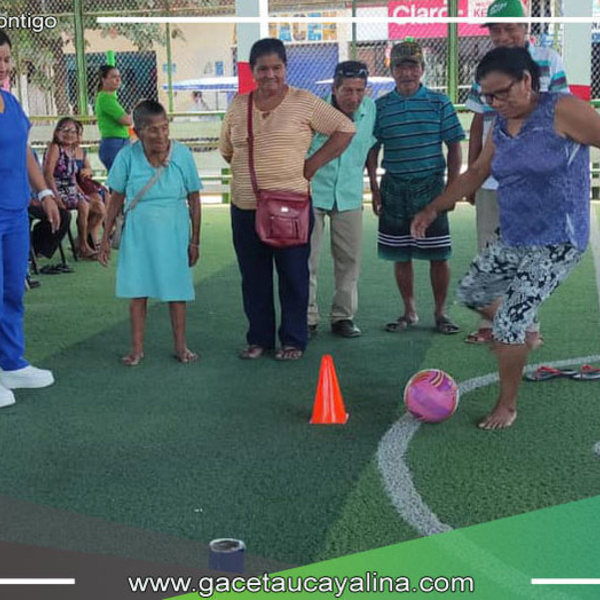 Actividad de Confraternidad en Contamana para Adultos Mayores