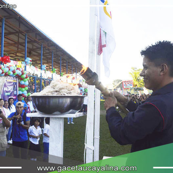 Alcalde de Ucayali impulsa los Juegos Escolares Deportivos 2024