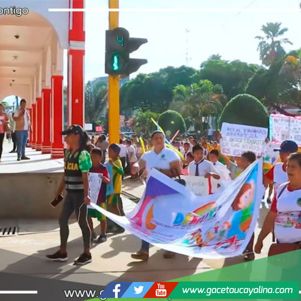 Pasacalle y Concurso en Ucayali por el Día Mundial contra el Trabajo Infantil