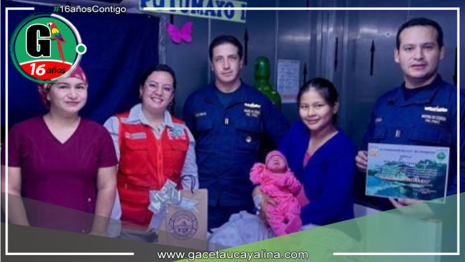 Milenka nace en plena Amazonía a bordo de la PIAS Putumayo I
