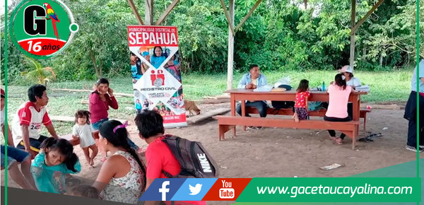 Campaña de identificación en Villa Sepahua beneficia a 265 pobladores