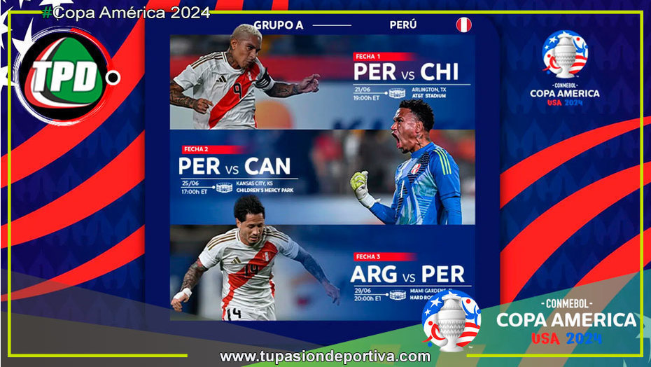 Perú enfrenta a Chile en su debut en la Copa América 2024