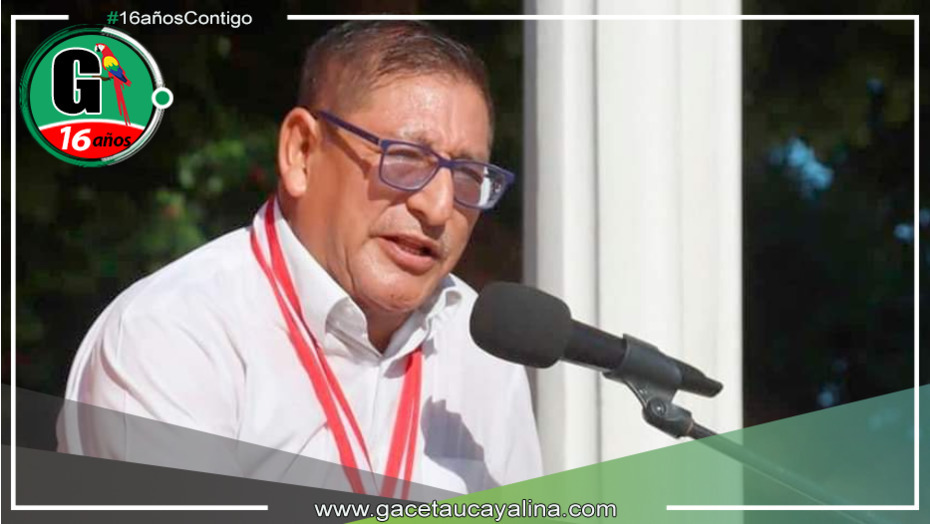 Alcalde Rodolfo Lovo rinde cuentas de su primer año de gestión en la Plaza de Armas de Contamana