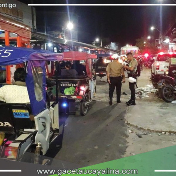 Viceministro de orden público del ministerio del interior participó en operativo policial 