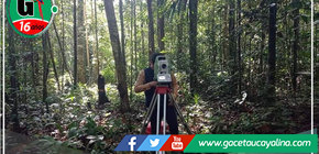 Levantamiento topográfico en la trocha de Ayacucho 