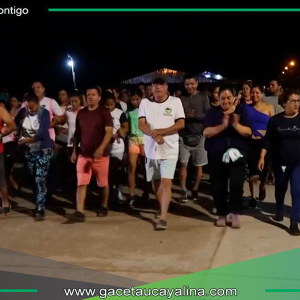 Caminata y danzas típicas marcan el inicio de las "Festividades de San Juan" en Contamana