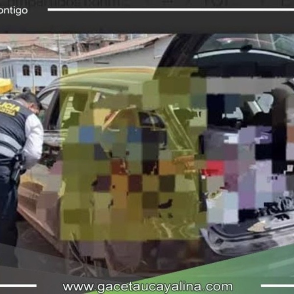 Delincuentes saquean camioneta en Húanuco