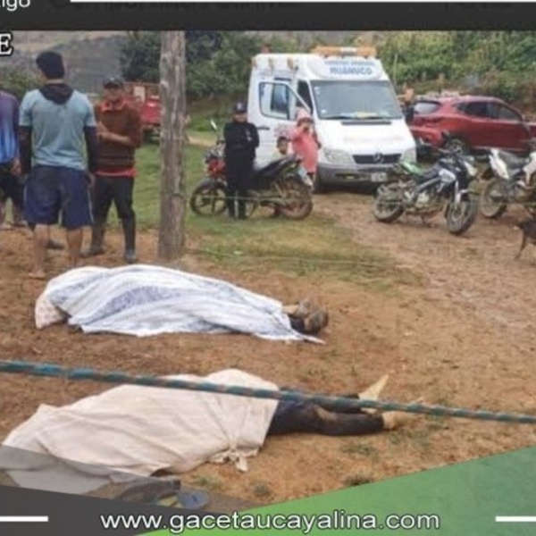 Tío y sobrino fueron asesinados a sangre fría por disputa de terrenos 