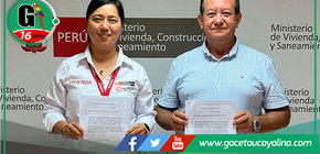 Atalaya y Ministerio de Vivienda Firman Convenio para Agua Potable y Saneamiento