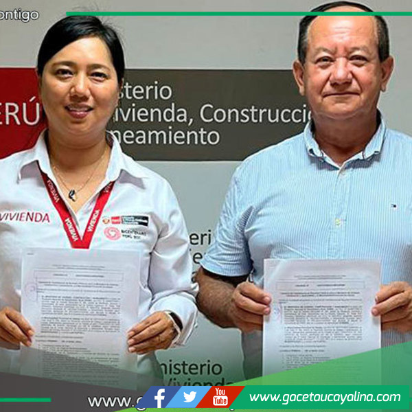 Atalaya y Ministerio de Vivienda Firman Convenio para Agua Potable y Saneamiento