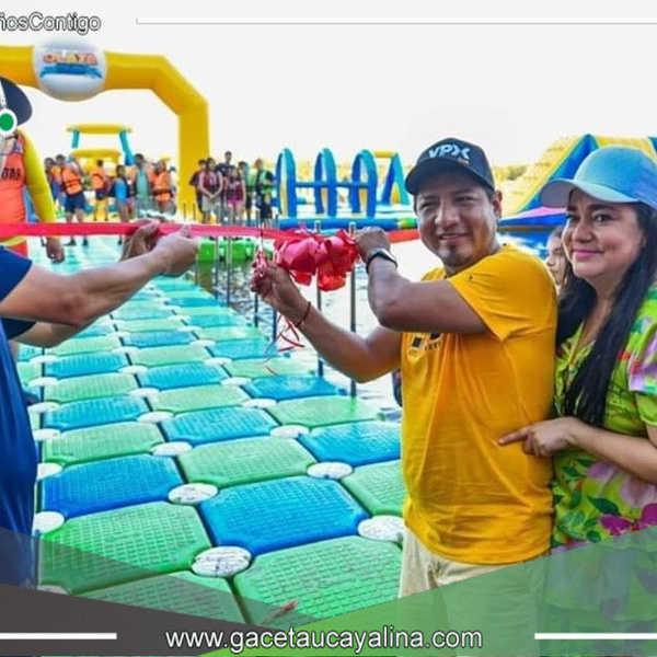 Se inaugura el parque acuático 
