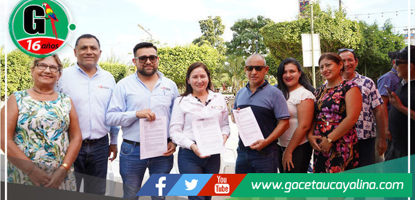 Alcaldesa de Coronel Portillo entrega terreno para el Circuito Turístico