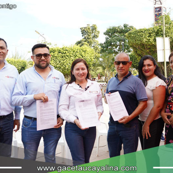Alcaldesa de Coronel Portillo entrega terreno para el Circuito Turístico