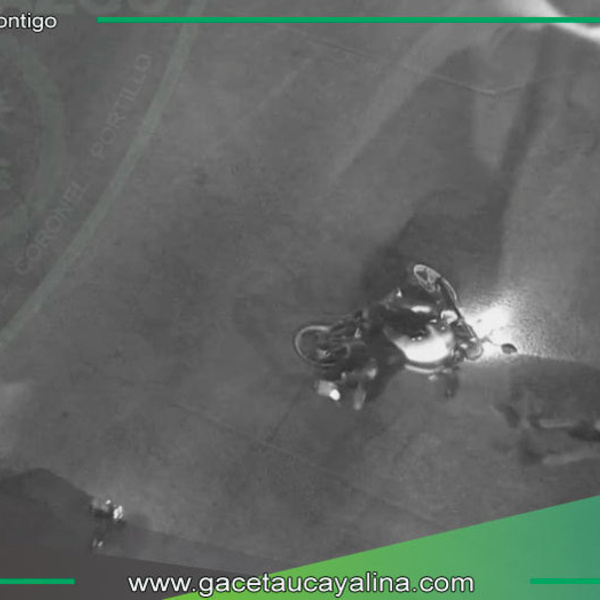 Otro accidente en el centro de la ciudad deja a un motociclista herido en Pucallpa