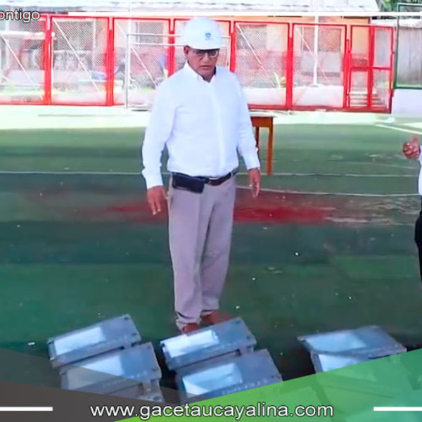 Alcalde Rodolfo Lovo Tello supervisa avances en obras de Ucayali