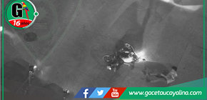 Otro accidente en el centro de la ciudad deja a un motociclista herido en Pucallpa