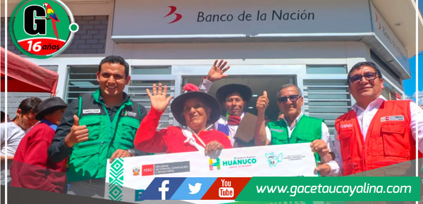 Gobierno Regional de Huánuco y MVCS entregan Bono de Arrendamiento a 83 familias afectadas por lluvias