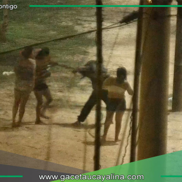 Vecinas frustran robo en plena madrugada en la Hoyada Pucallpa