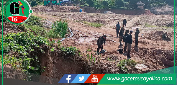 Exitosa operación conjunta desmantela minería ilegal en Puerto Inca
