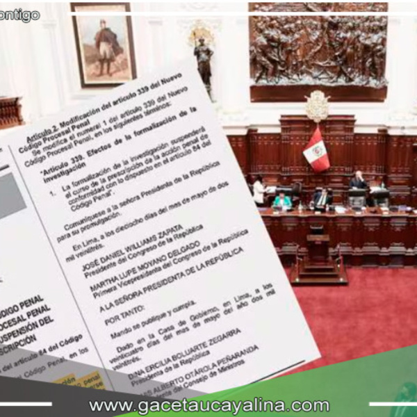 Juez denuncia al Congreso por Ley que beneficia a corruptos y promueve impunidad