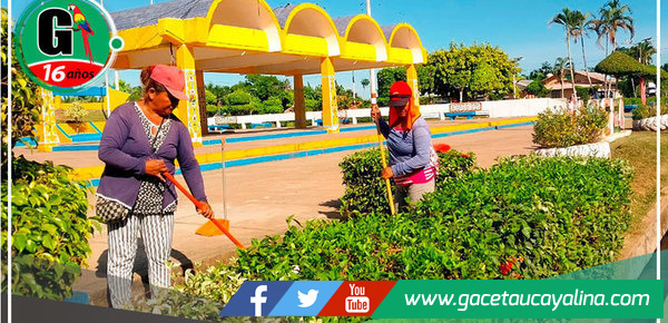 Municipalidad de Masisea mejora espacios públicos para el disfrute familiar