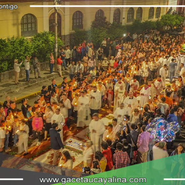 Pobladores Celebran Festividad del Corpus Christi en San Martín
