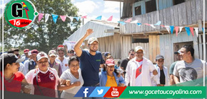 Alcalde de Alto Amazonas inaugura carretera Shitari – Santa María