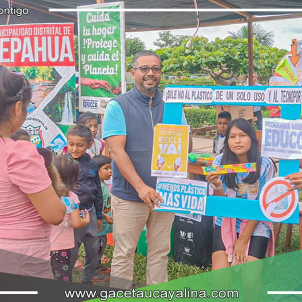 Sepahua impulsa el reciclaje y la conciencia ambiental