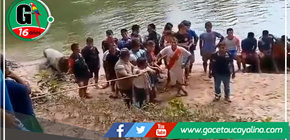 Indígenas Awajún Bloquean Río Cotamanas para Frenar Minería Ilegal