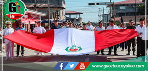 Atalaya conmemoró el Día de la Bandera con emotiva ceremonia
