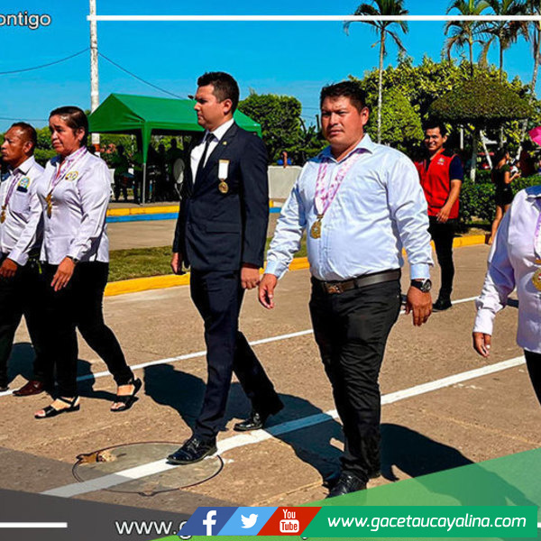 Masisea Conmemora el 'Día de la Bandera' con Desfile y Jura de la Bandera